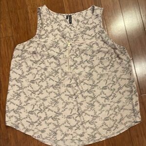 Maurices Black and Pink Sleeveless Tank Top